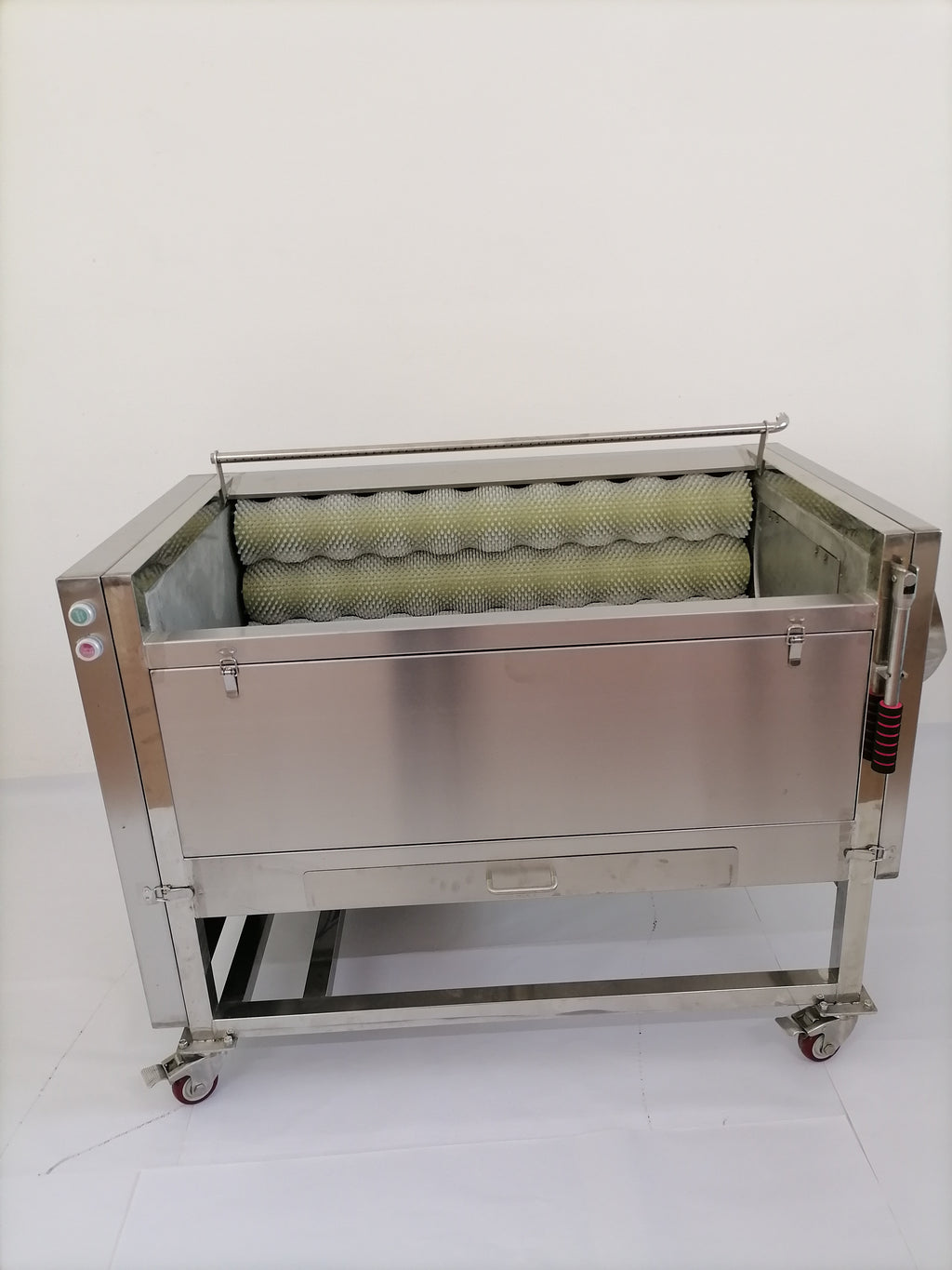 Vegetable cleaning and peeling machine